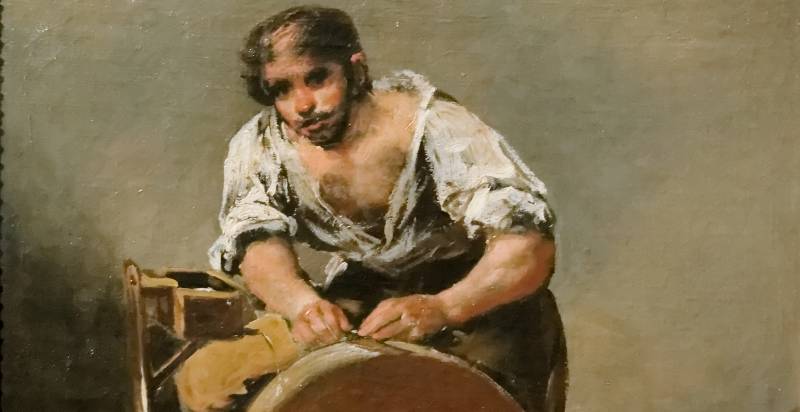 Image représentant la conférence  Qui sont les chefs-d'oeuvre ? Francisco Goya, Le rémouleur