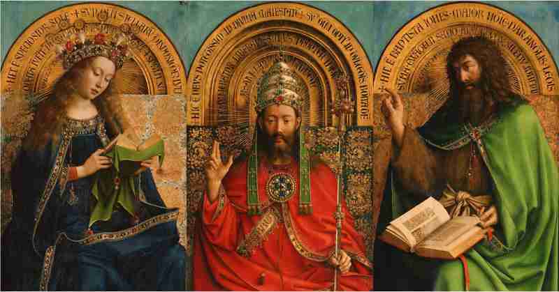 Image représentant la conférence  Le retable de l'Agneau Mystique, chef d'oeuvre de Jan Van Eyck à Gand