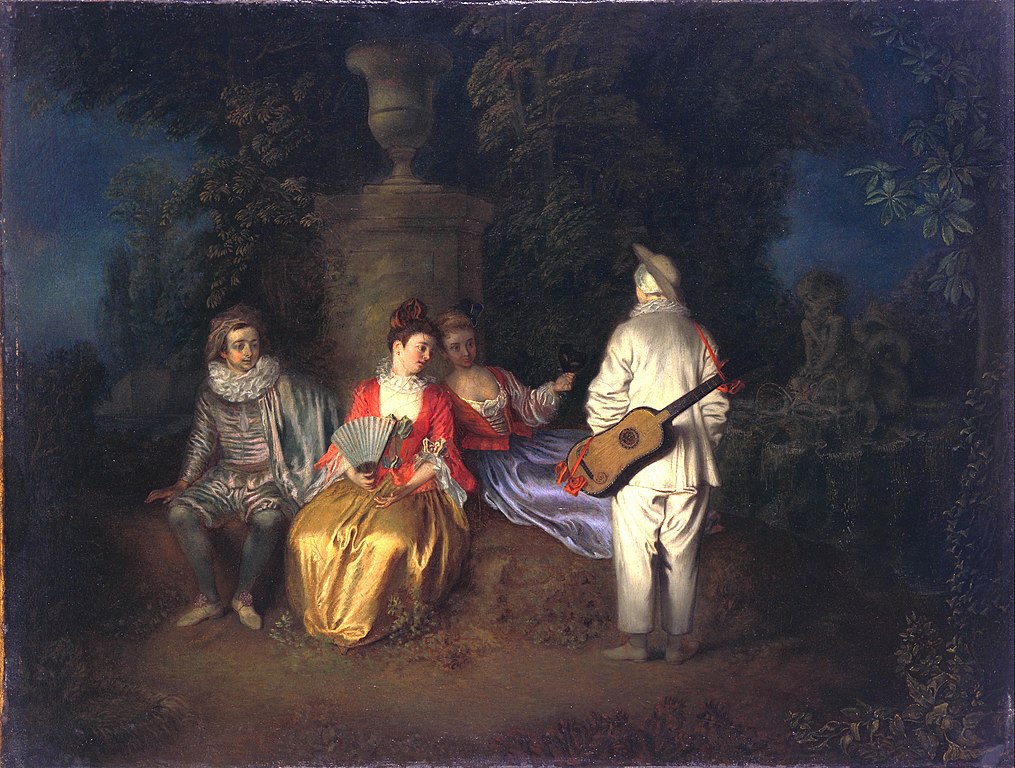 Image représentant la conférence  Watteau et les fêtes galantes