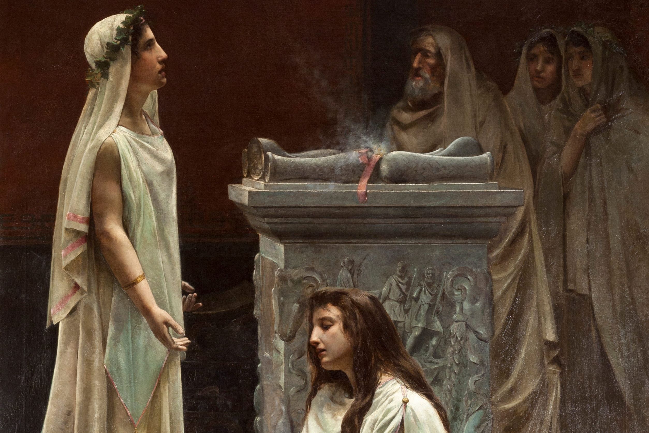 Image représentant la conférence  Les femmes, actrices de la religion romaine
