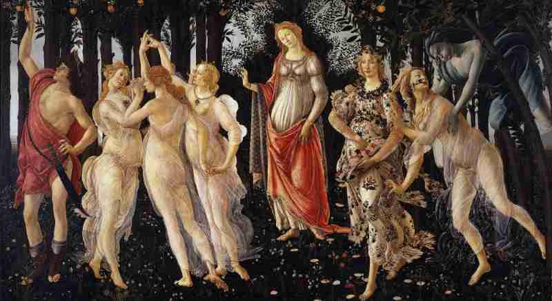 Image représentant la conférence  Le Printemps de Botticelli, icone de la Renaissance