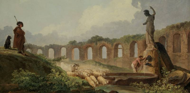 Image représentant la conférence  Hubert Robert, peintre des ruines et artiste visionnaire 