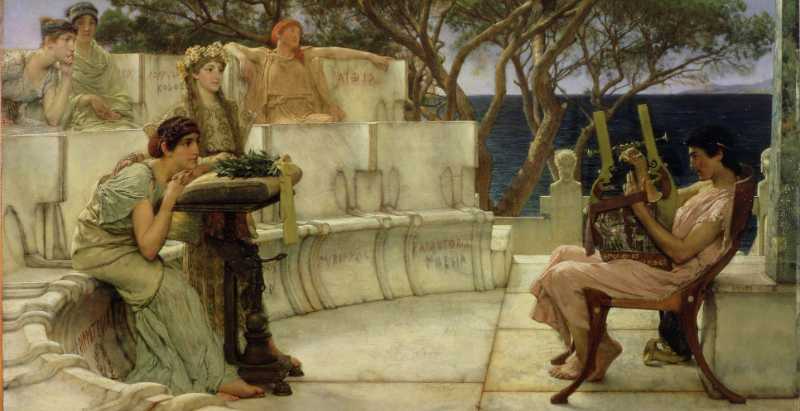 Image représentant la conférence  Sappho de Lesbos, biographie d’une légende