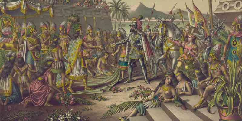 Image représentant la conférence  Hernan Cortes et la conquête du Mexique 