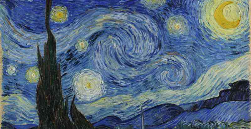 Image représentant la conférence  Histoire d’une œuvre, Nuit étoilée de Vincent Van Gogh