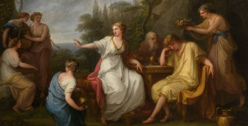 Image représentant la conférence  Angelica Kauffmann, "Raphaël parmi les femmes". A l'occasion de l'exposition à la Royal Academy de Londres