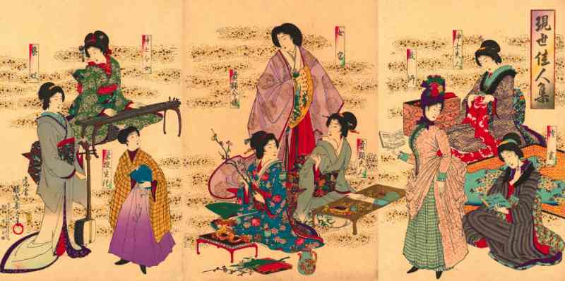 Image représentant la conférence  Kimono, parures et ornements du Japon traditionnel 