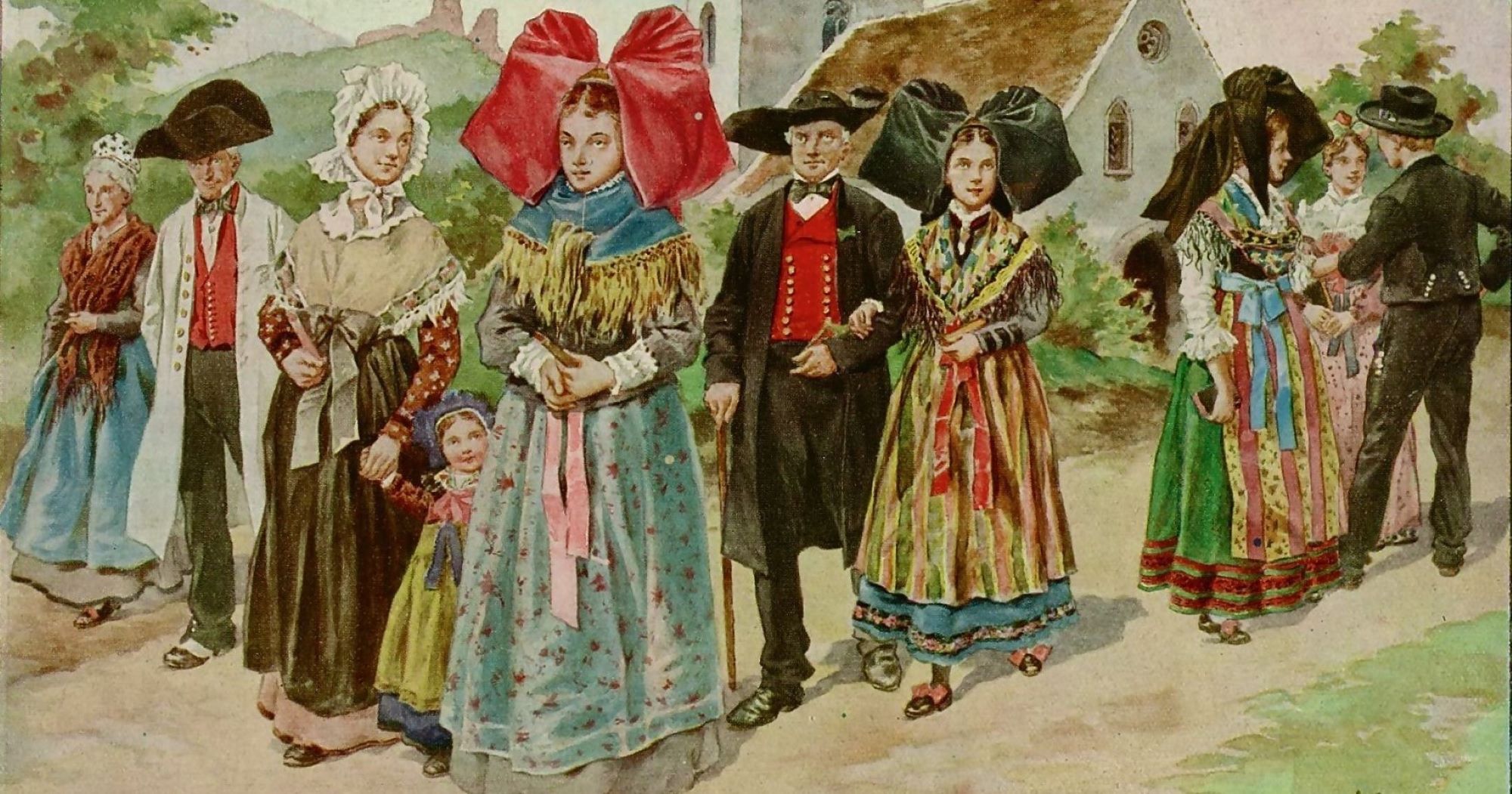 Image représentant la conférence  Les costumes régionaux français : une perspective historique (fin XVIIIème – milieu du XXème siècle)