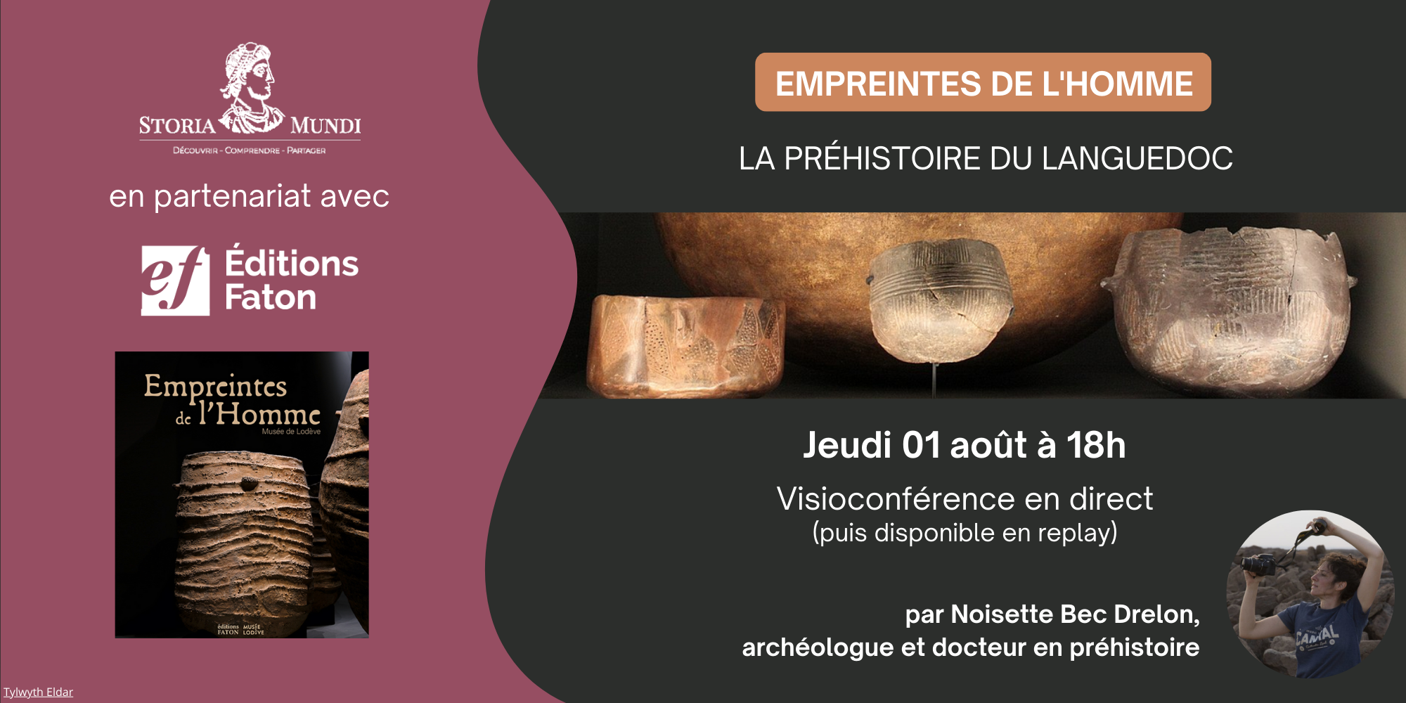 Image représentant la conférence  Empreintes de l'Homme : la préhistoire du Languedoc