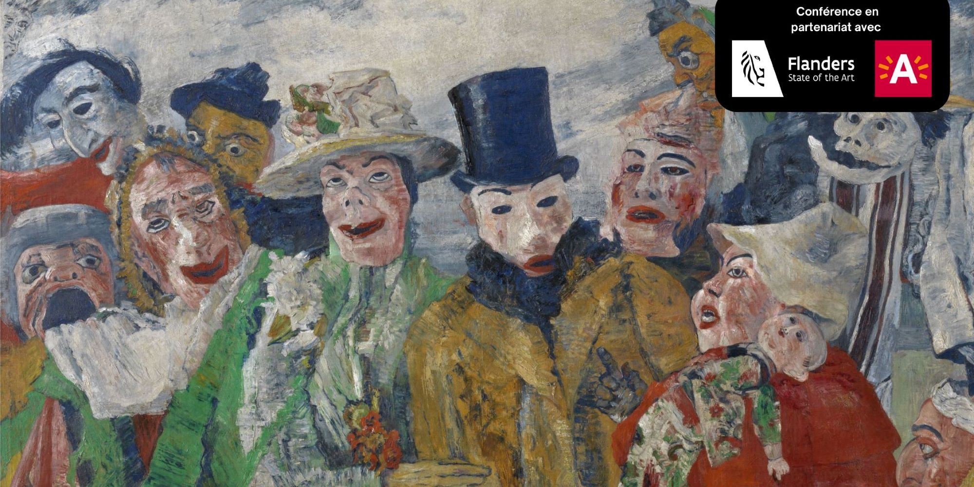 Image représentant la conférence  James Ensor, pionnier de l'art moderne à Anvers