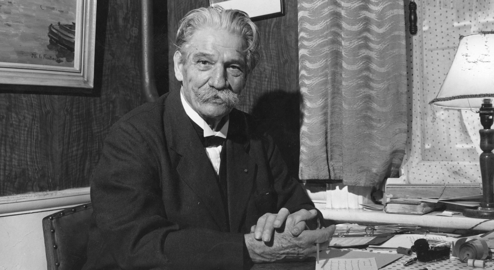 Image représentant la conférence  Albert Schweitzer, médecin, théologien, musicien et philosophe : le "respect de la vie"