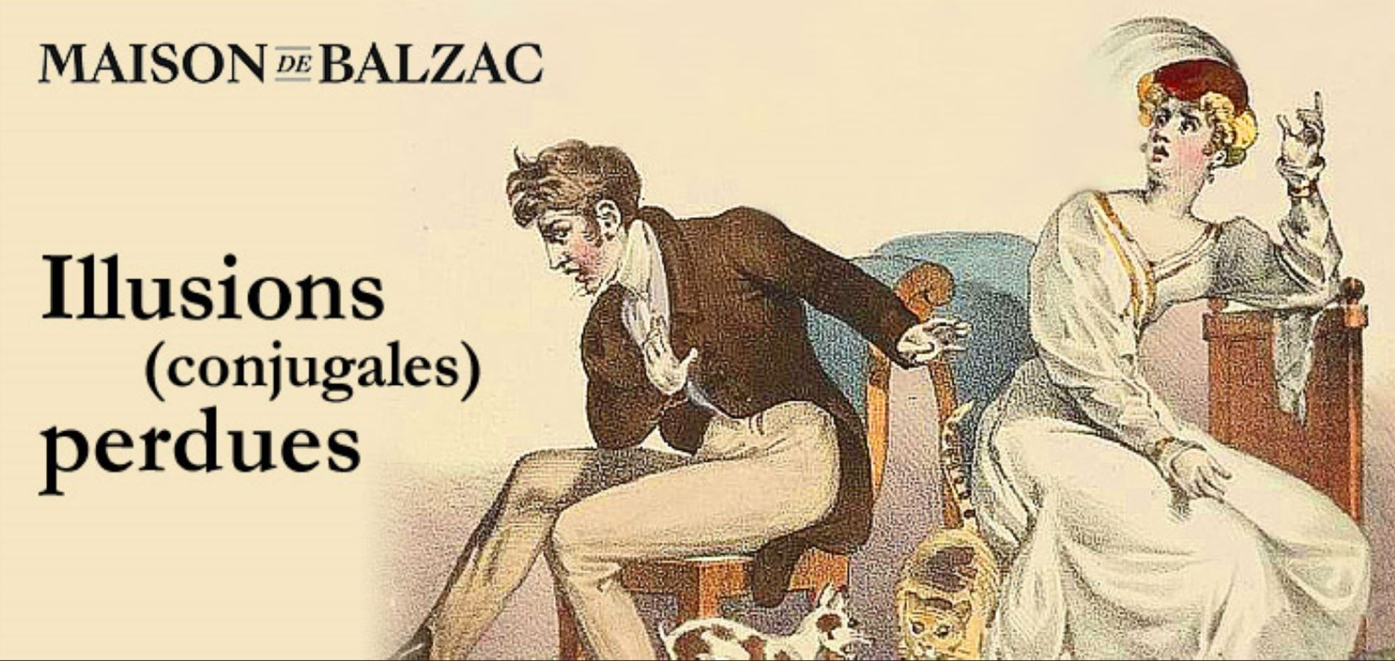 Image représentant la conférence  Illusions (conjugales) perdues et mariages « de convenance » : l'exposition à la Maison de Balzac