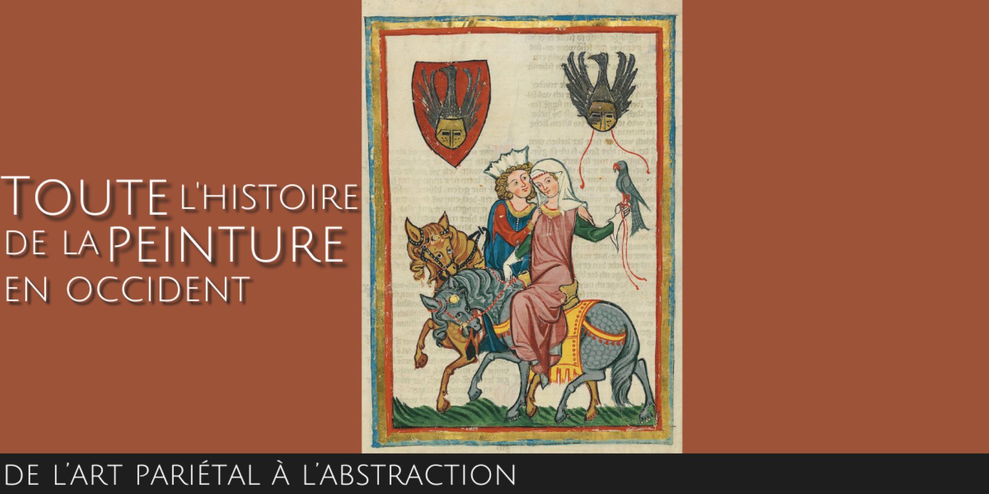 Image représentant la conférence  L'art gothique : peinture murale, enluminures, retables