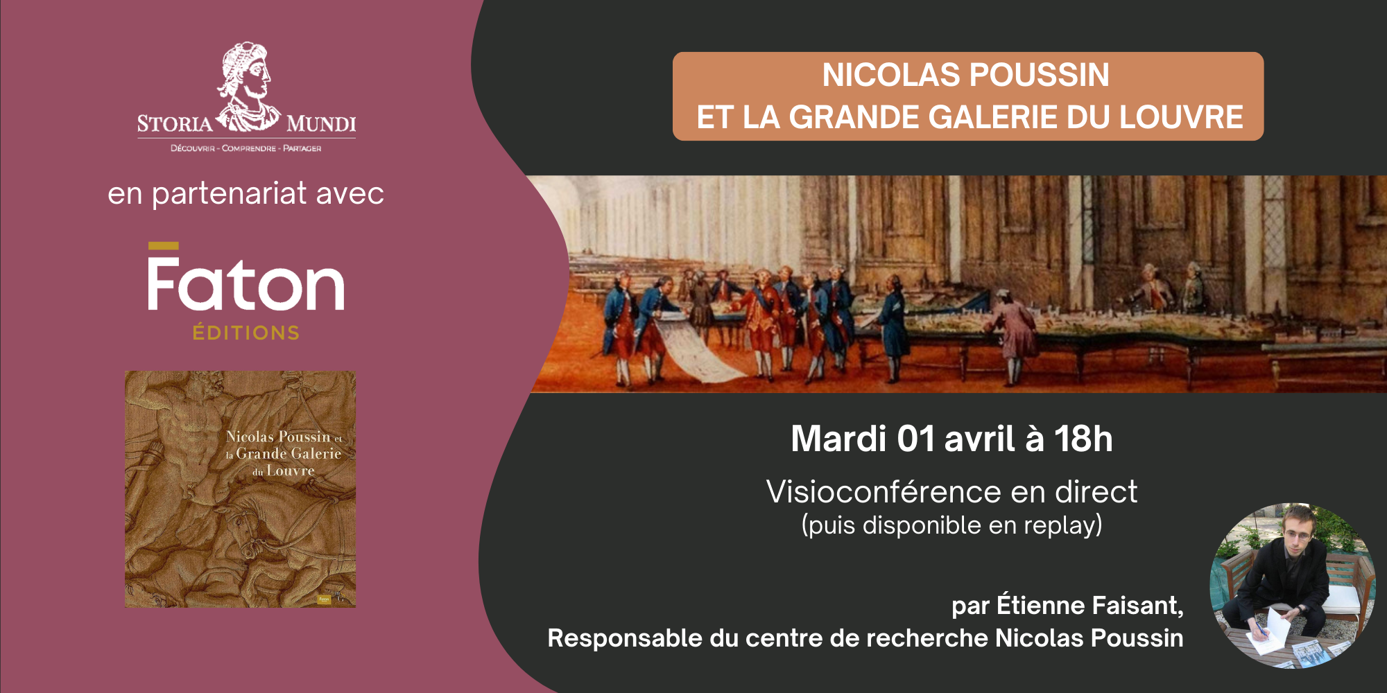Image représentant la conférence  Nicolas Poussin et la Grande Galerie du Louvre