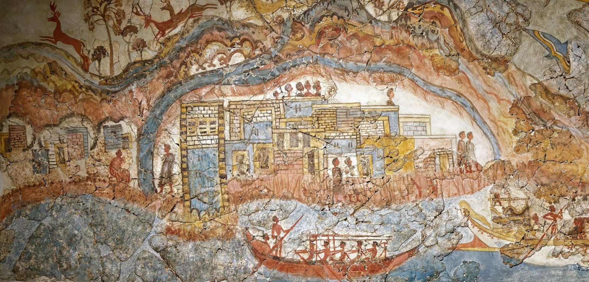 Image représentant la conférence  Akrotiri et les extraordinaires découvertes de la Pompéi égéenne