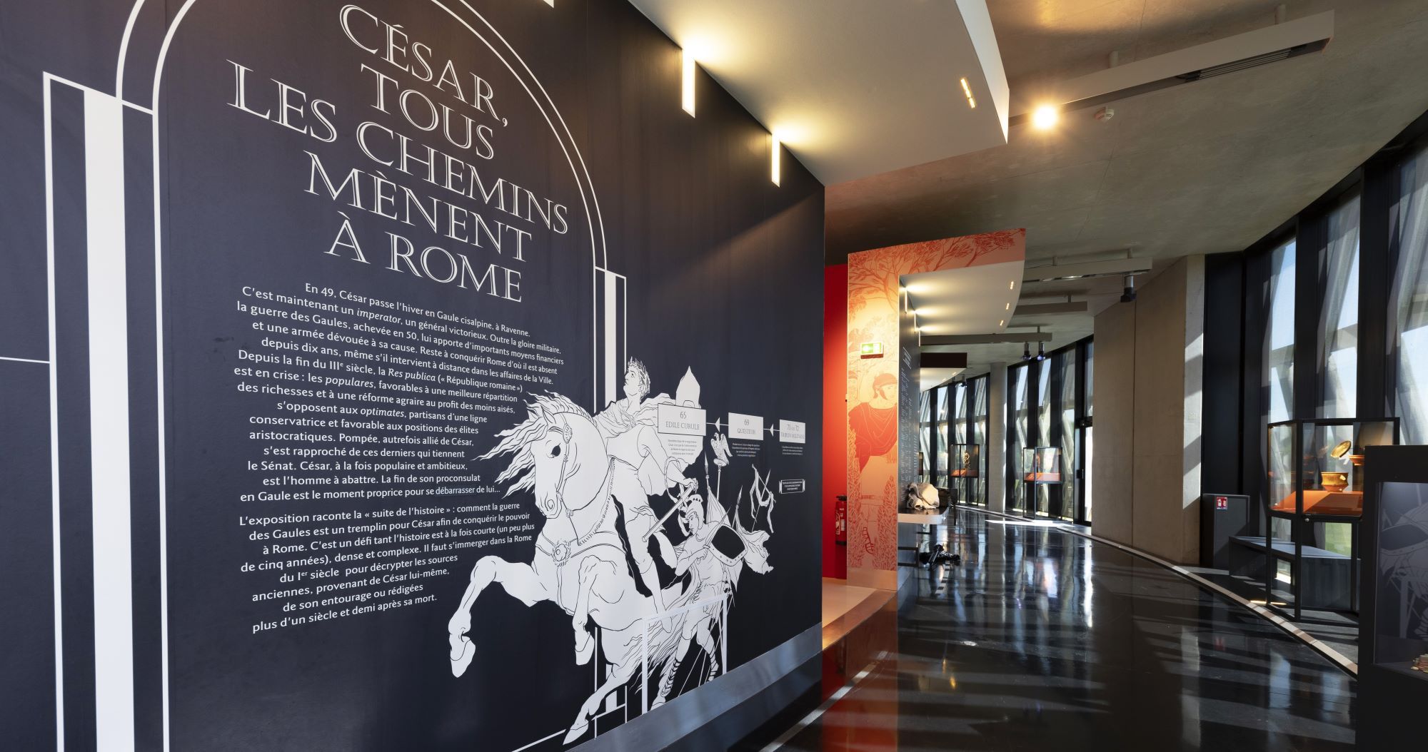 Image représentant la conférence  César, tous les chemins mènent à Rome. À l'occasion de l'exposition au MuséoParc d'Alésia