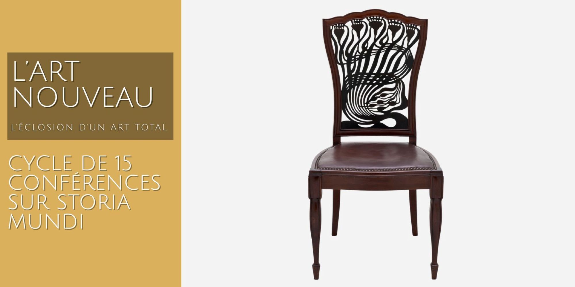Image représentant la conférence  Le mobilier Art nouveau au service de l'art total