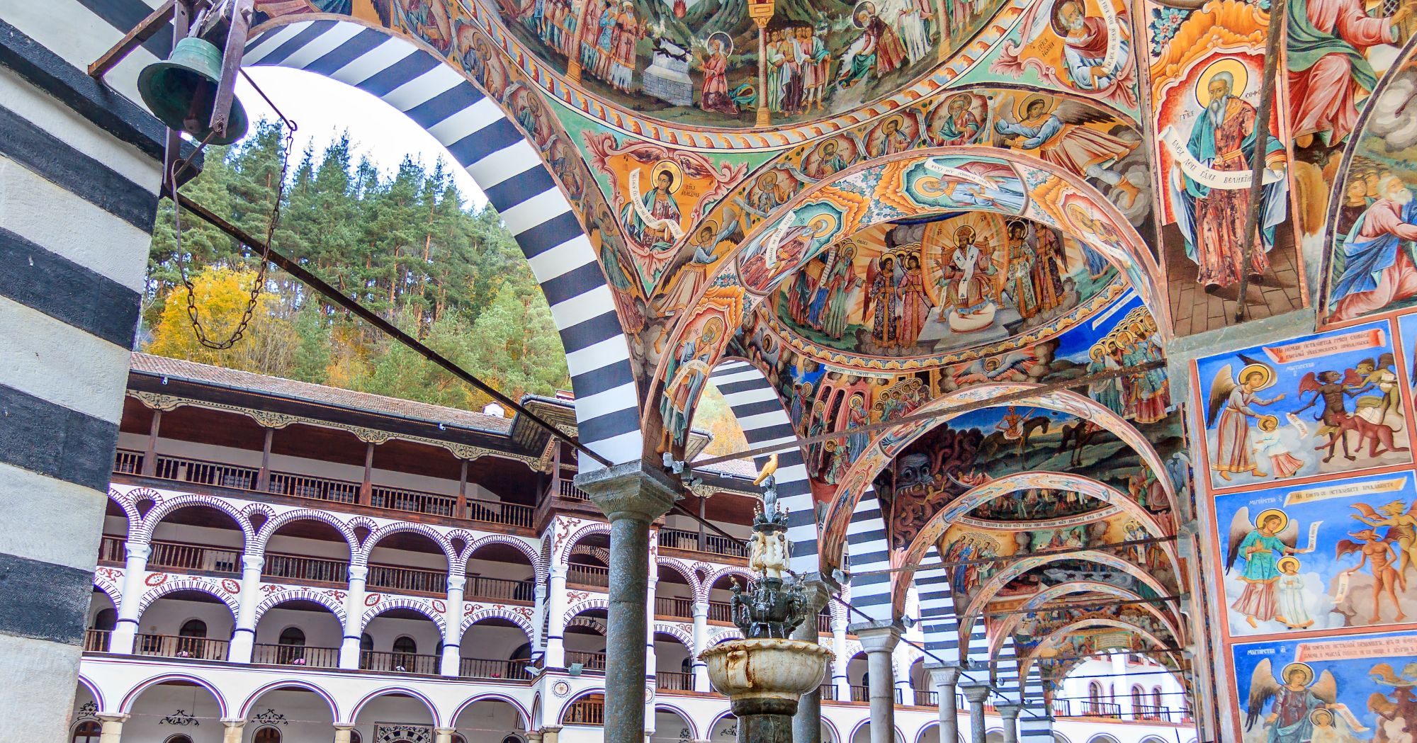 Image représentant la conférence  Le monastère de Rila, superbe haut lieu de la spiritualité bulgare