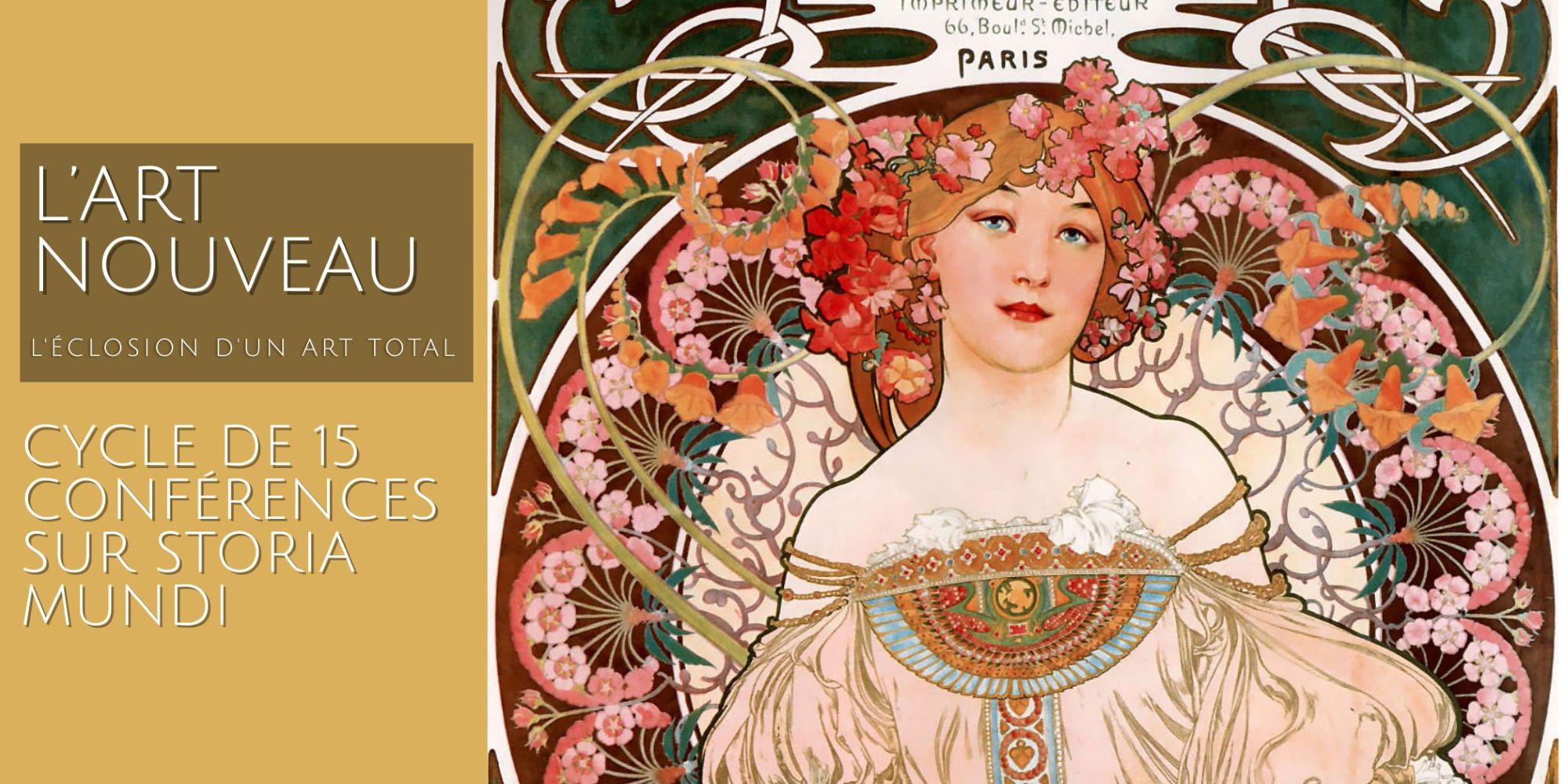 Image représentant la conférence  L'Art nouveau. Introduction à un phénomène culturel et artistique européen