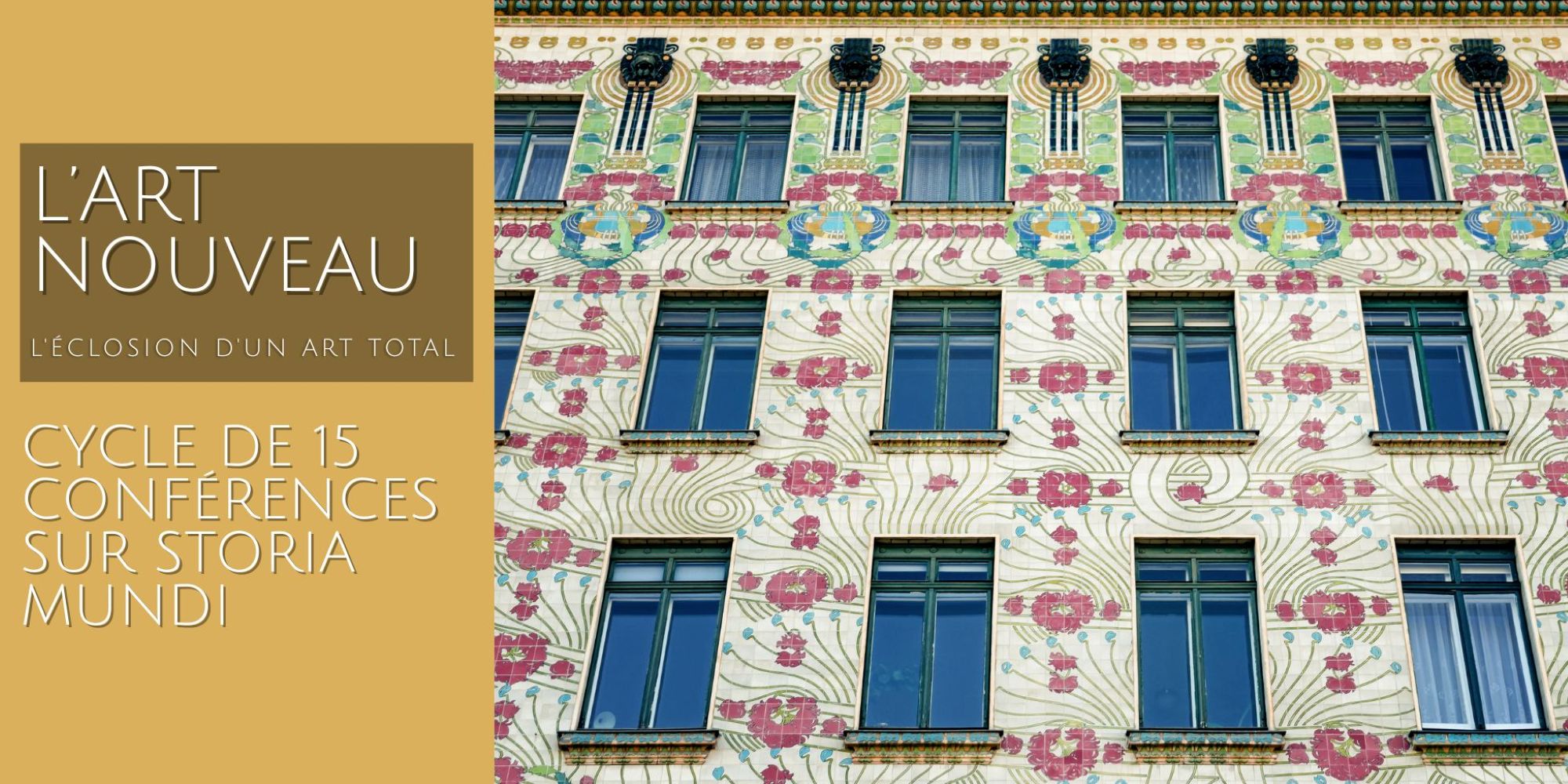 Image représentant la conférence  L'architecture de la Sécession viennoise