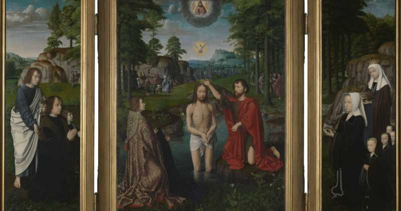 Image représentant la conférence  L'iconographie chrétienne : le Baptême du Christ dans l'art