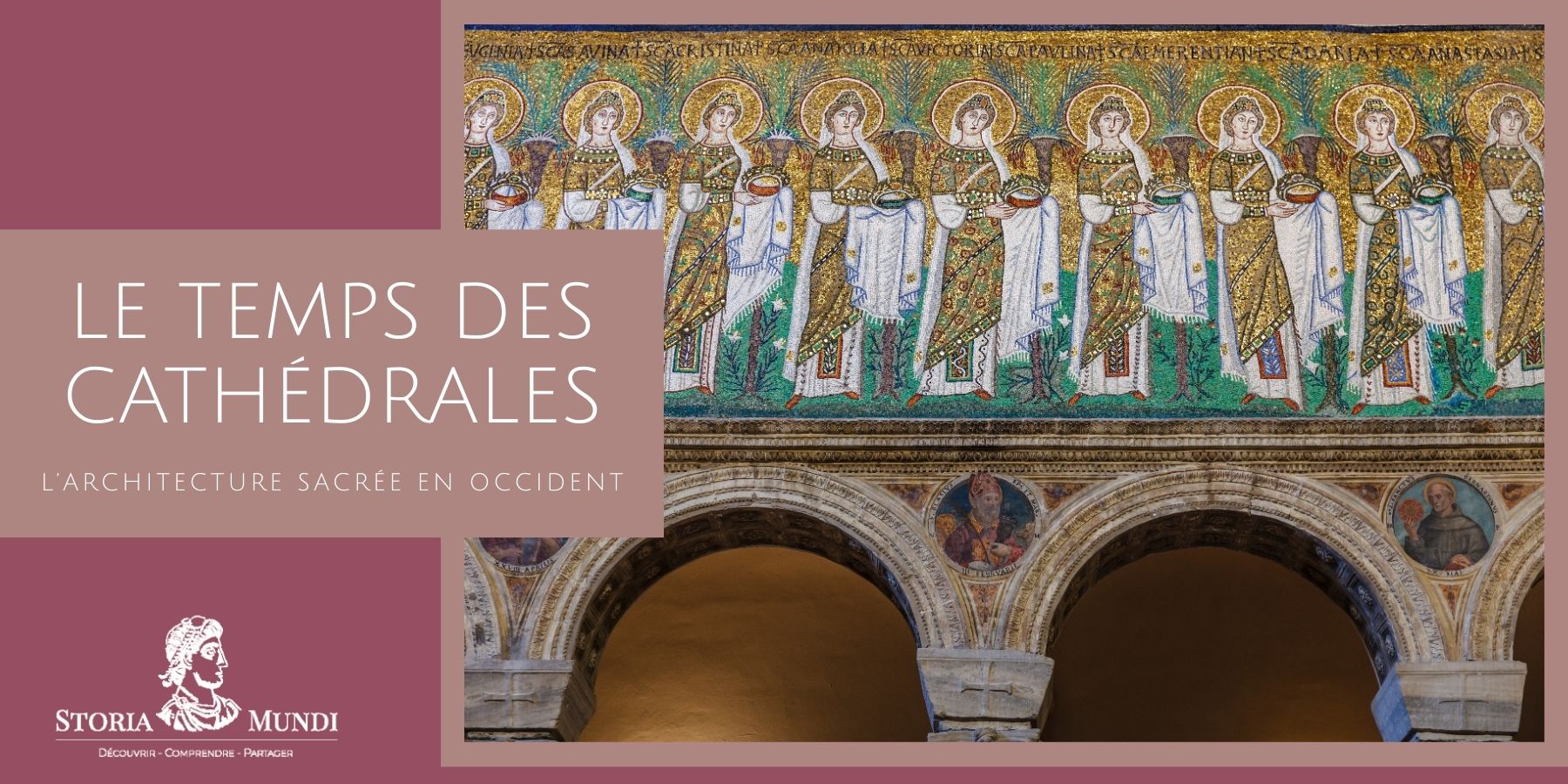 Image représentant la conférence  Les grandes basiliques paléochrétiennes, de Rome à Ravenne