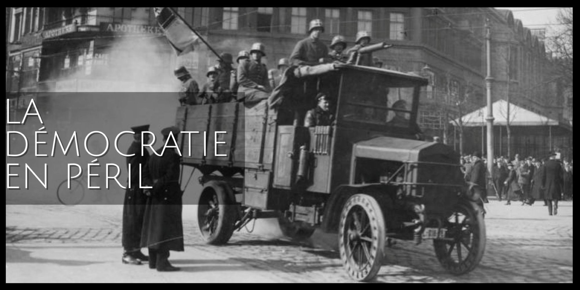 Image représentant la conférence  La démocratie en péril : la république de Weimar entre putsch et crise économique