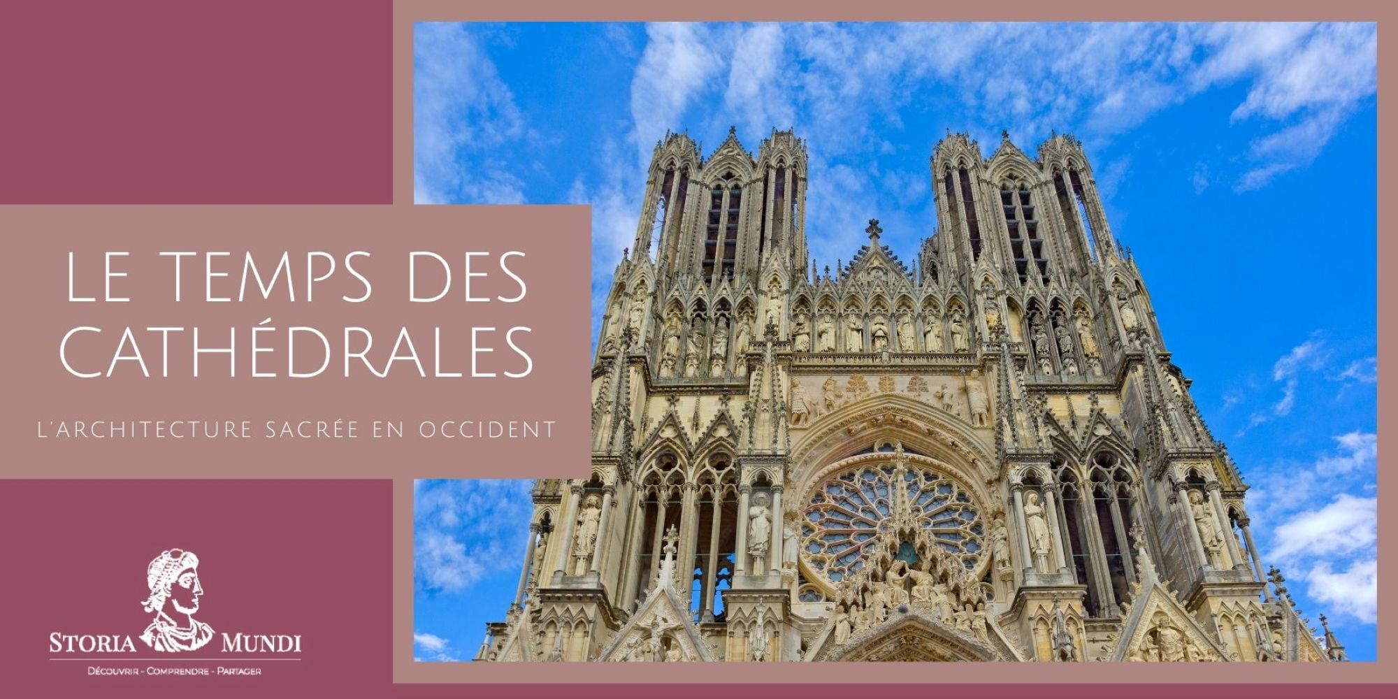 Image représentant la conférence  Les cathédrales du royaume de France : Reims, Chartres, Beauvais