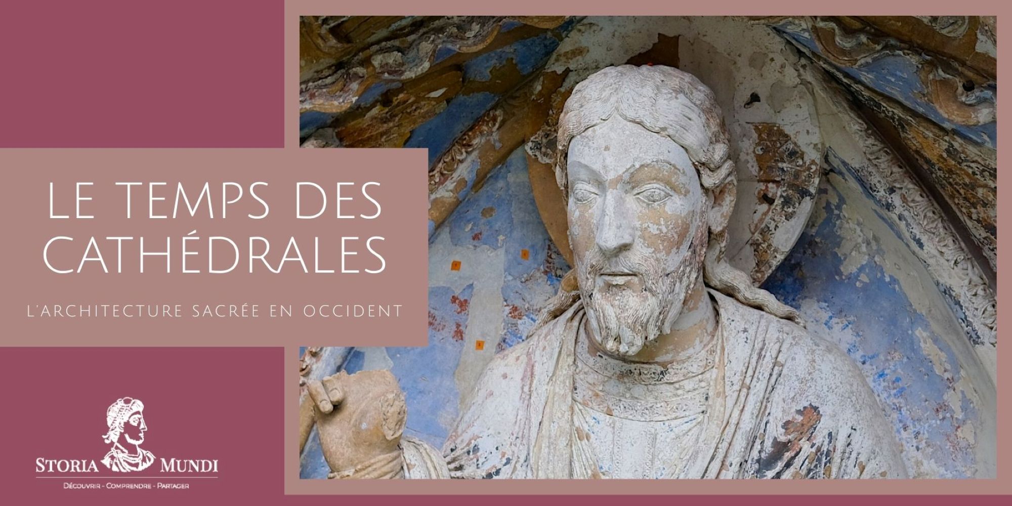 Image représentant la conférence  Quand les cathédrales étaient peintes : la polychromie retrouvée