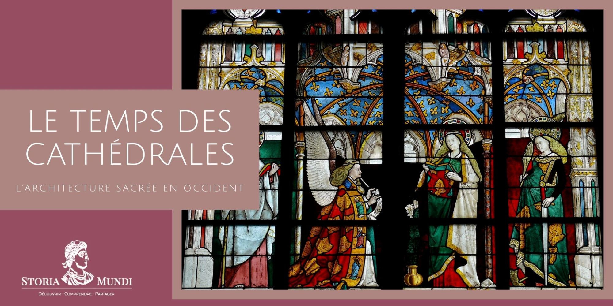 Image représentant la conférence  Le vitrail à l’époque gothique : diversité stylistique et programmes iconographiques