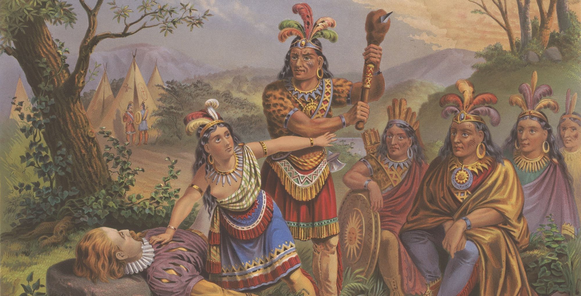 Image représentant la conférence  L’aventurier anglais et la princesse autochtone : John Smith et Pocahontas, mythe et histoire